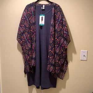 32 Degree Dress XL includes Xhiliration Kimono M/L